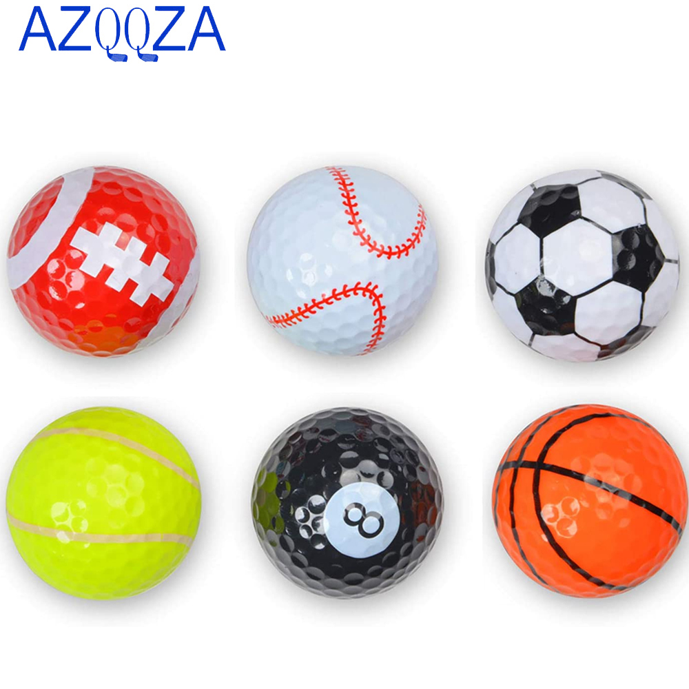 Golf Ball Premium - 6PCS Golf Balls Training Sports Gift