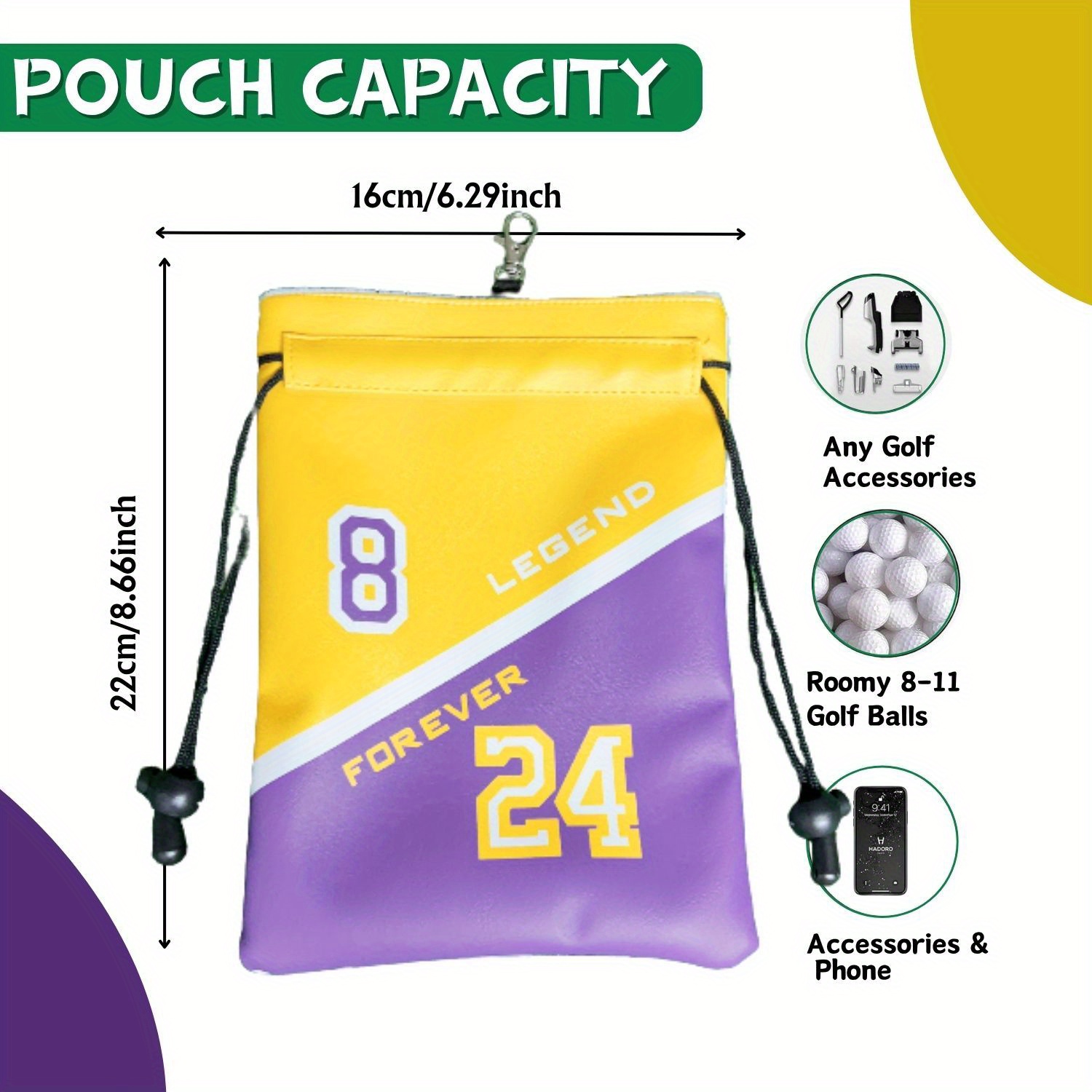 Funny Golf Valuables Pouch NO  - огляд і ціна Golf Ball Premium