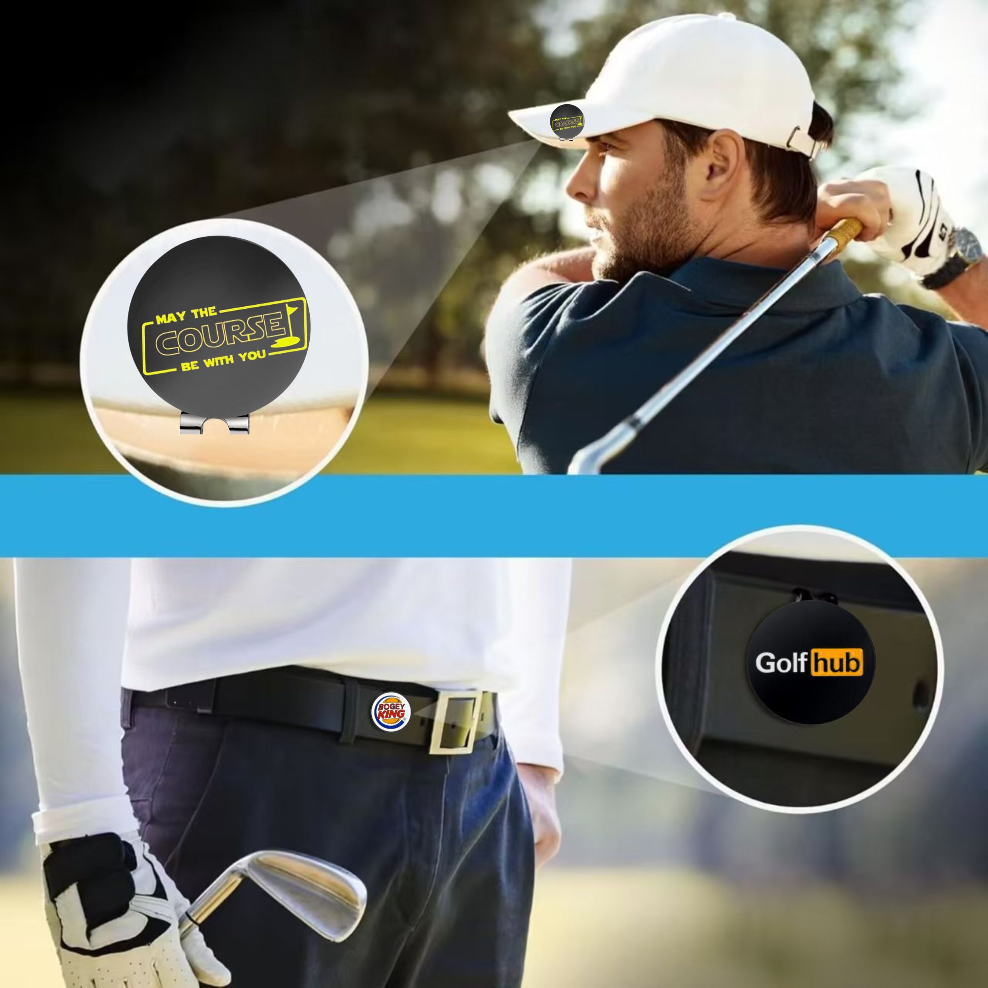 3 Pcs Funny Golf Ball Markers  - огляд і ціна Golf Ball Premium
