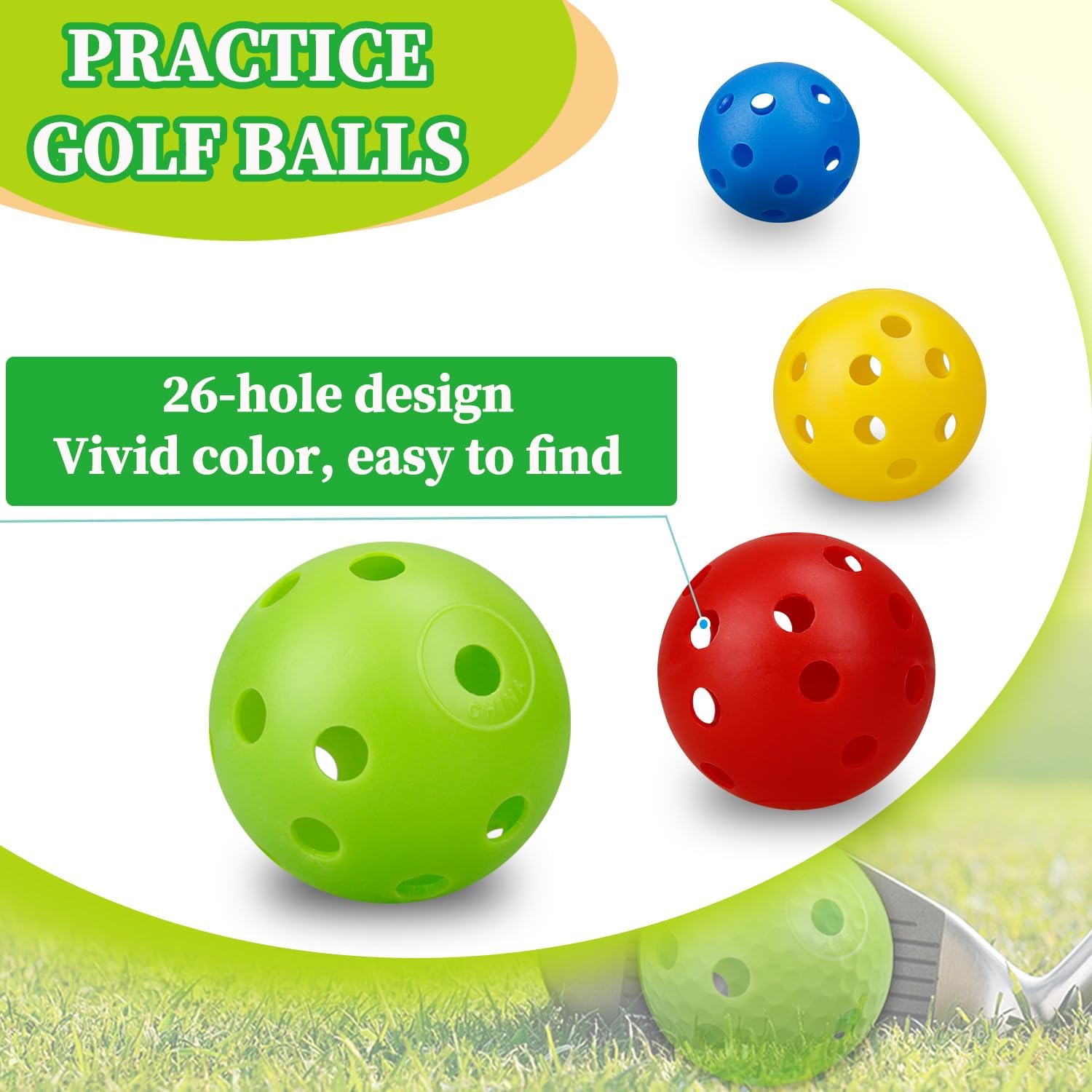 24Pcs/Bag 42MM Practice Golf B - огляд і ціна Golf Ball Premium